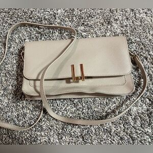 Elegant Cream Crossbody Bag